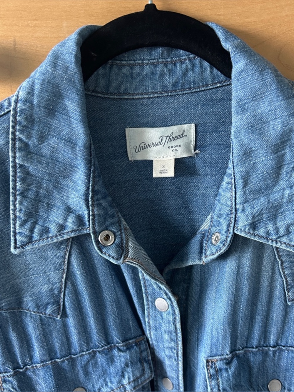 Universal Thread Western Denim Shirtdress - Picture 5 of 12